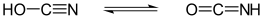 Tautomerie Cyansäure Isocyansäure.svg