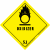 Schild Gefahrgutklasse 5.1