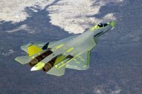 T-50 während des Erstfluges T-50 während des Erstfluges